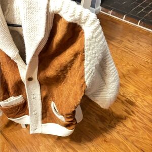 L.A.M.B. Cream and Brown Jacket